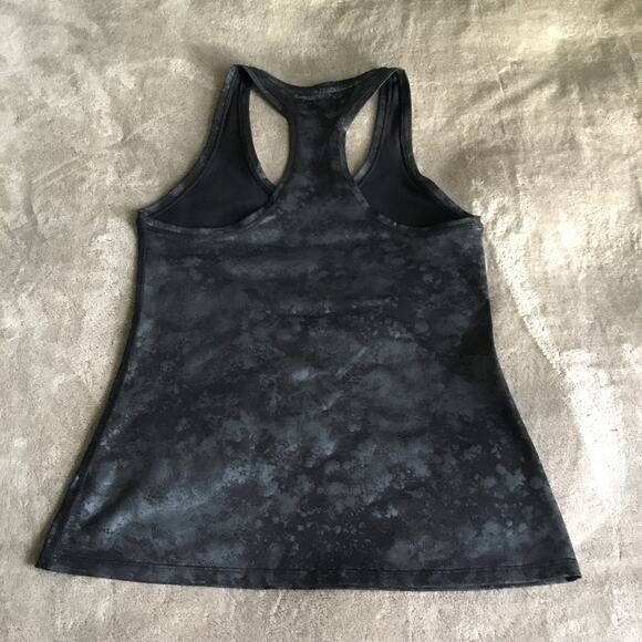 Athleta Shanti Misty Lace Print Tank Top Racerback Women's Size S - Picture 5 of 7